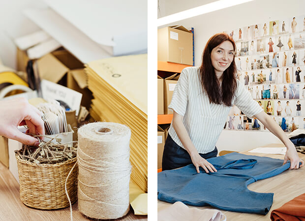 process-of-making-wrap-linen-dress